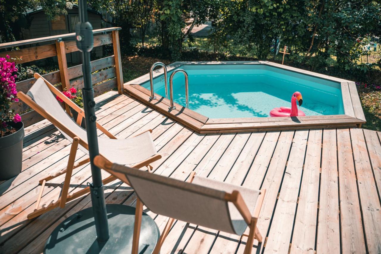 Le Serenite - T3 En Maison De Ville Avec Piscine Annecy Exteriér fotografie